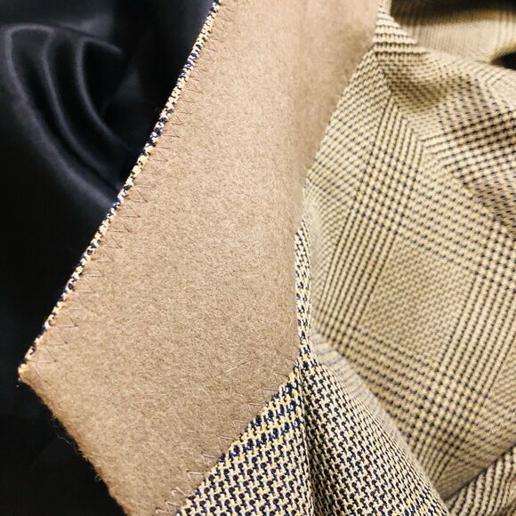 Nino Cerruti Plaid Button Suit Blazer Size 50 - Picture 12 of 14